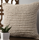 Knitted cushions