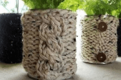 Knitted home decorations